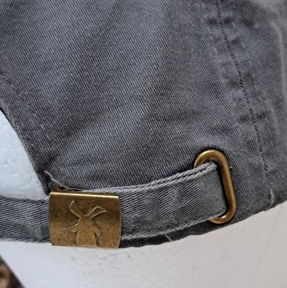 Dutch Bros Tulip Dad Hat Gray With Yellow Flower - Picture 6 of 7